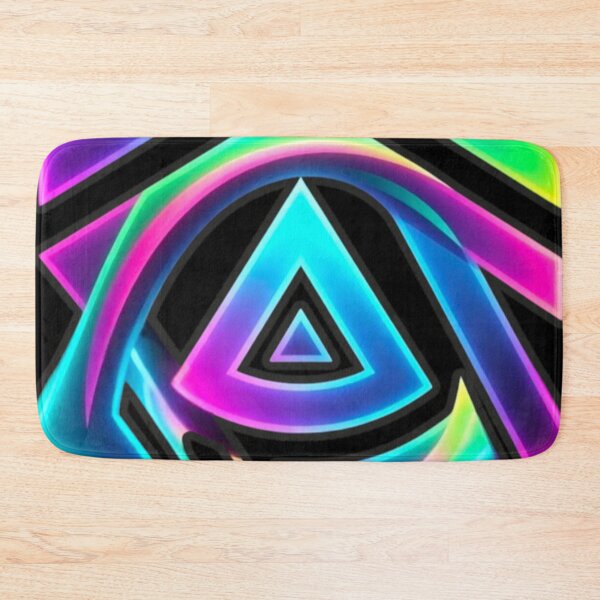 Item preview, Colorful geometric neon logo designed and sold by Nexus Space.