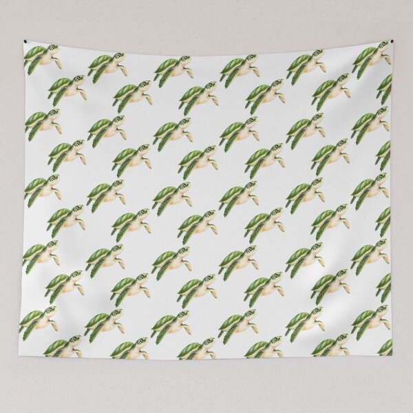 Item preview, Cute Watercolor Sea Turtle Sticker Pack Ocean Wildlife Green Turtles Sticker designed and sold by Art IN Pack.