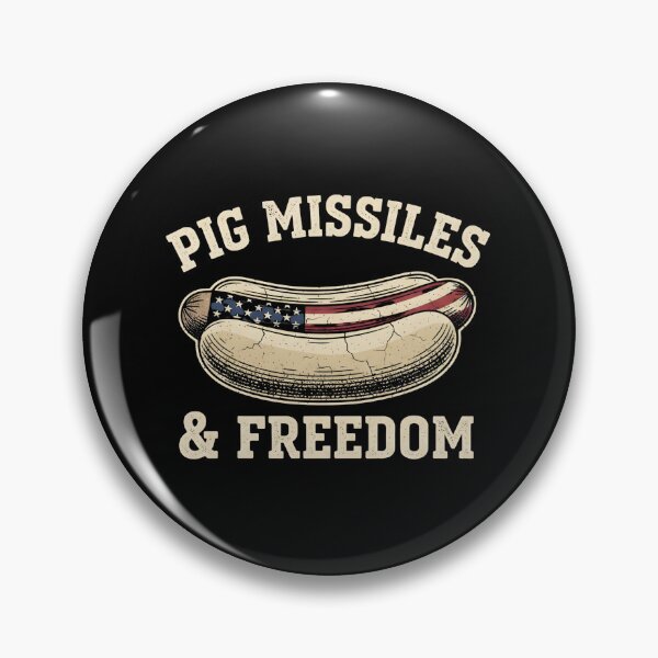 Item preview, Pig Missiles And Freedom Patriotic Hot Dog Vintage designed and sold by SiarheiYur.