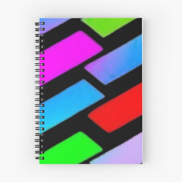 Item preview, Abstract Neon Rainbow Geometric Stripe Pattern designed and sold by Nexus Space.