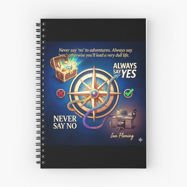 Item preview, Never Say No To Adventures designed and sold by Emilyromrell.