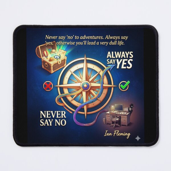 Item preview, Never Say No To Adventures designed and sold by Emilyromrell.