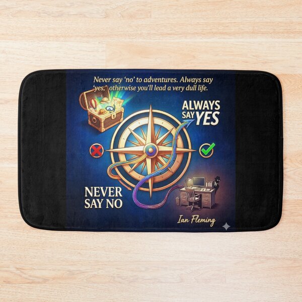 Item preview, Never Say No To Adventures designed and sold by Emilyromrell.