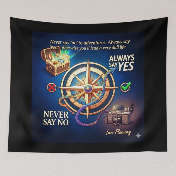 Item preview, Never Say No To Adventures designed and sold by Emilyromrell.