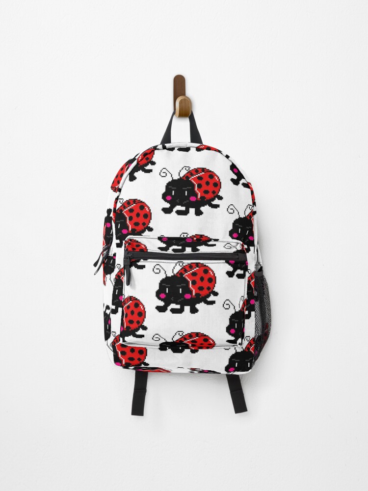 Thumbnail 1 of 3, Backpack, Grumpy Ladybug Chibi designed and sold by RetroRlx.