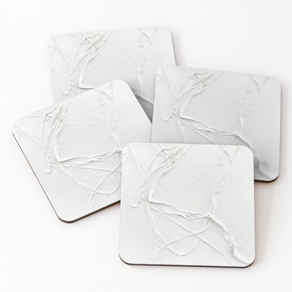 Item preview, White Organic Materials Abstract Mixed Media designed and sold by BuckaBaby.
