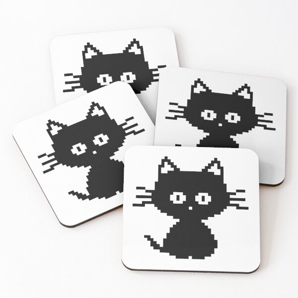Item preview, Black Cat Pixels designed and sold by Loading----.