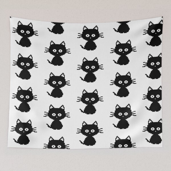 Item preview, Black Cat Pixels designed and sold by Loading----.
