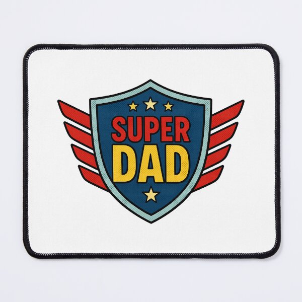 Item preview, Super Dad with Stars & Shield Design designed and sold by jeweleddesigns.
