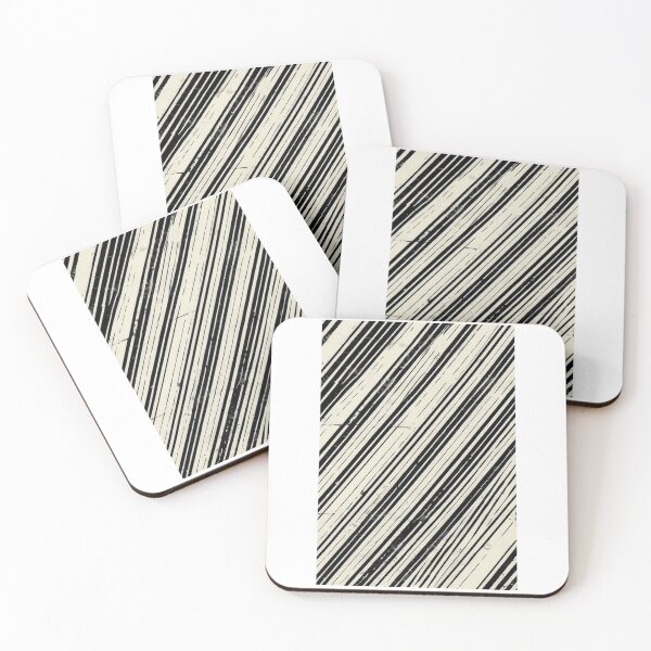 Item preview, Design - Abstract Geometric Pattern, Minimalist Diagonal Lines 60s Style designed and sold by Reverso-Design.