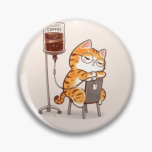 Item preview, Cute Cat Working Coffee Sticker Set | Kawaii Cat Lover Gift designed and sold by kawaiiiiiie.