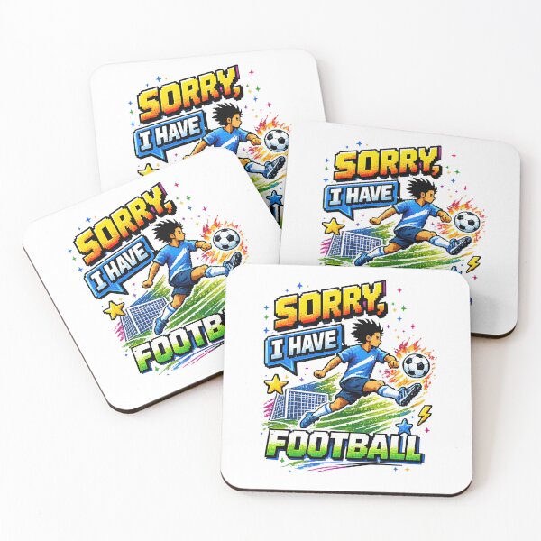Item preview, Sorry I Have Football Pixel Art designed and sold by LeCoinDeFredPro.