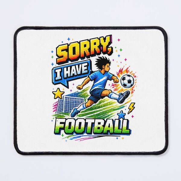 Item preview, Sorry I Have Football Pixel Art designed and sold by LeCoinDeFredPro.