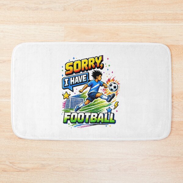 Item preview, Sorry I Have Football Pixel Art designed and sold by LeCoinDeFredPro.