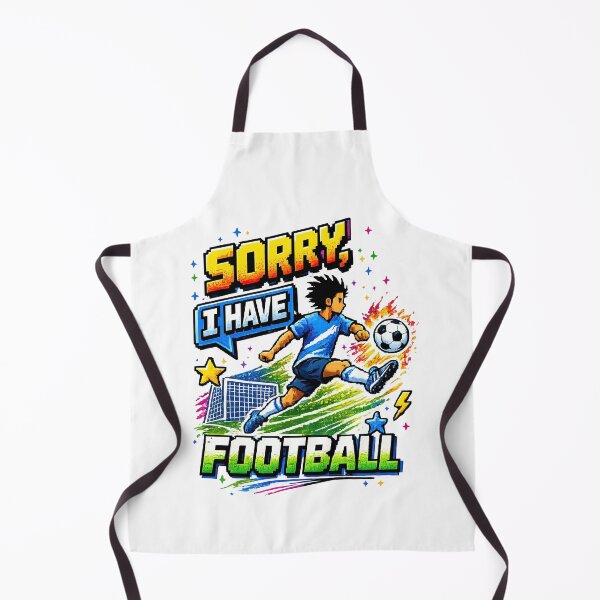 Item preview, Sorry I Have Football Pixel Art designed and sold by LeCoinDeFredPro.