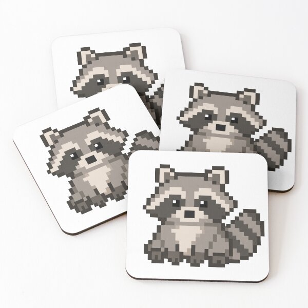 Item preview, Pixel Racoon designed and sold by Loading----.