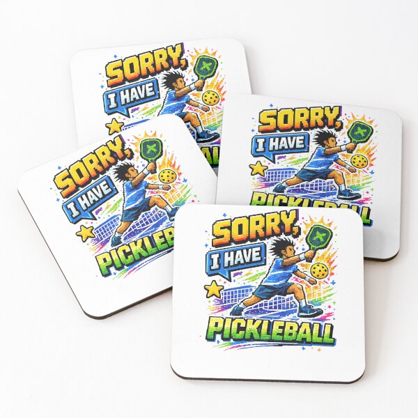 Item preview, Sorry I Have PickleBall Pixel Art designed and sold by LeCoinDeFredPro.