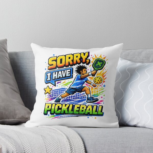 Item preview, Sorry I Have PickleBall Pixel Art designed and sold by LeCoinDeFredPro.