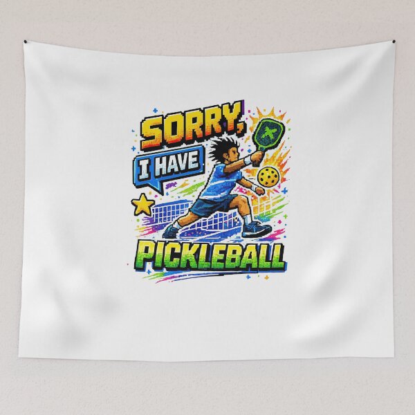Item preview, Sorry I Have PickleBall Pixel Art designed and sold by LeCoinDeFredPro.