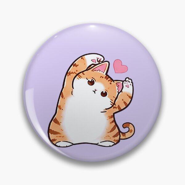 Item preview, Cute Cat Sending Love Sticker Set | Kawaii Cat Lover Gift designed and sold by kawaiiiiiie.