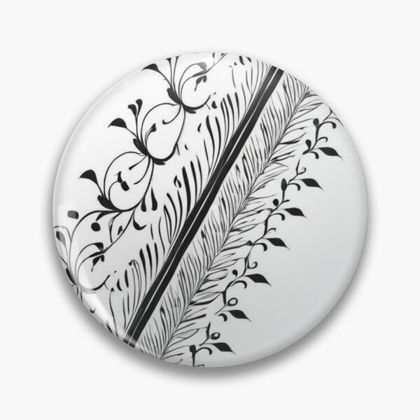 Item preview, Design - Baroque Floral Ornament, Elegance in Black and White designed and sold by Reverso-Design.