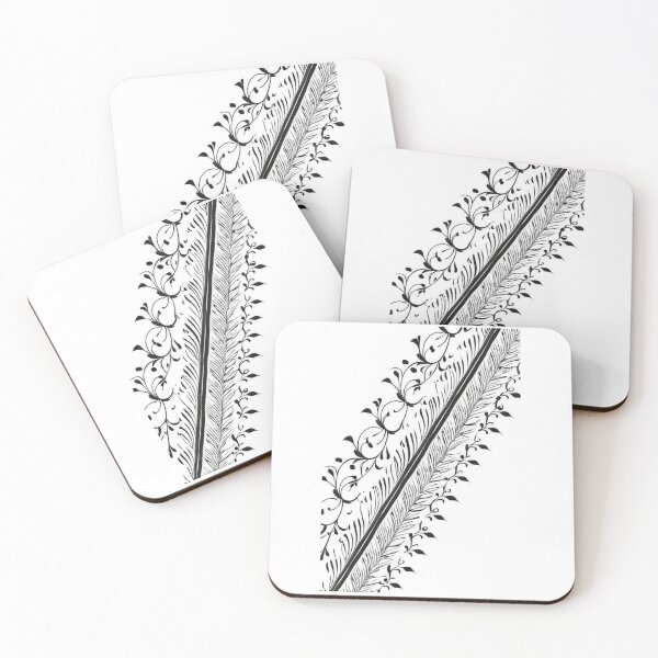 Item preview, Design - Baroque Floral Ornament, Elegance in Black and White designed and sold by Reverso-Design.