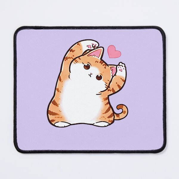 Item preview, Cute Cat Sending Love Sticker Set | Kawaii Cat Lover Gift designed and sold by kawaiiiiiie.
