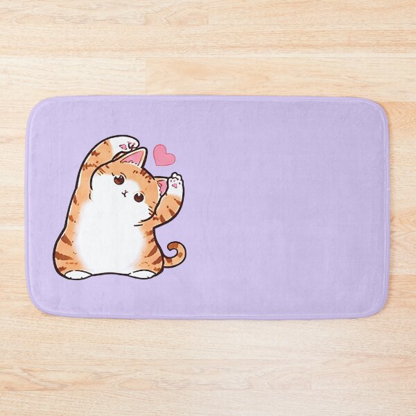 Item preview, Cute Cat Sending Love Sticker Set | Kawaii Cat Lover Gift designed and sold by kawaiiiiiie.