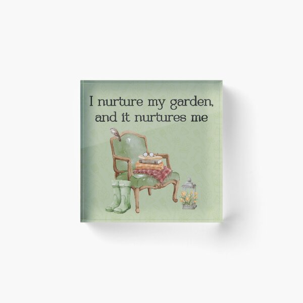 Item preview, My Garden Nurtures Me designed and sold by TeeGeeTees.