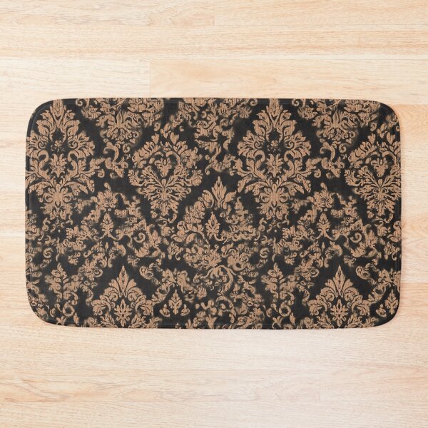 Item preview, Corrupted Damask V01 Copper and Black designed and sold by Lidra Zehcnas.