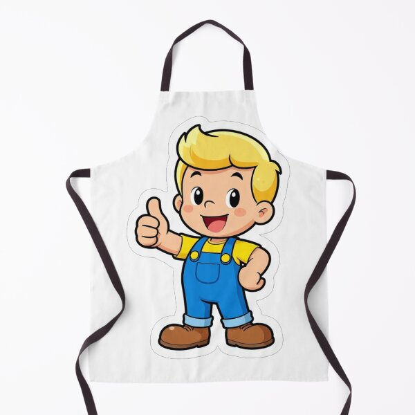Item preview, Cute Cartoon Boy Thumbs Up Mascot Sticker designed and sold by Create Your Own Reality.