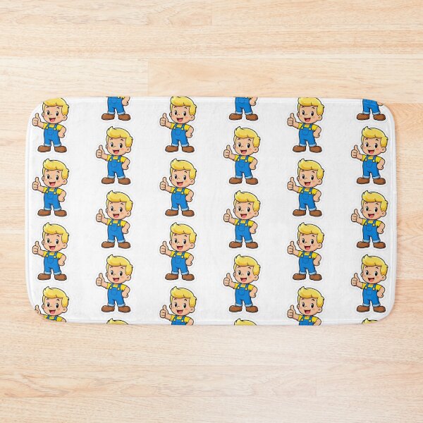 Item preview, Cute Cartoon Boy Thumbs Up Mascot Sticker designed and sold by Create Your Own Reality.