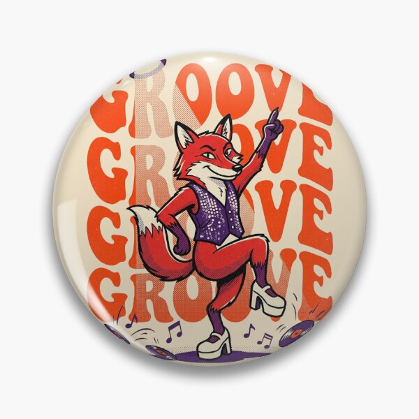 Item preview, Retro Pop Art Dancing Fox Disco Groove designed and sold by DuckOddity.