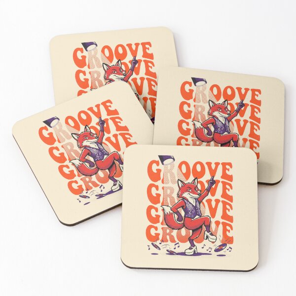 Item preview, Retro Pop Art Dancing Fox Disco Groove designed and sold by DuckOddity.