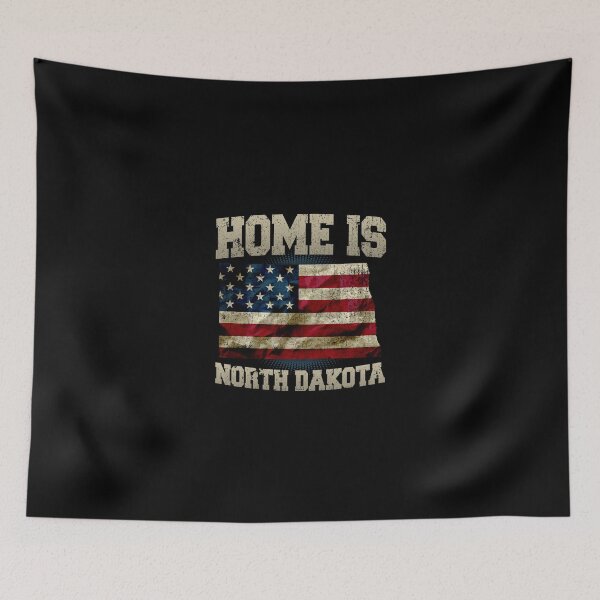 Item preview, Home is North Dakota USA US map gift unique fans Proud Strong Support designed and sold by djpraxis.
