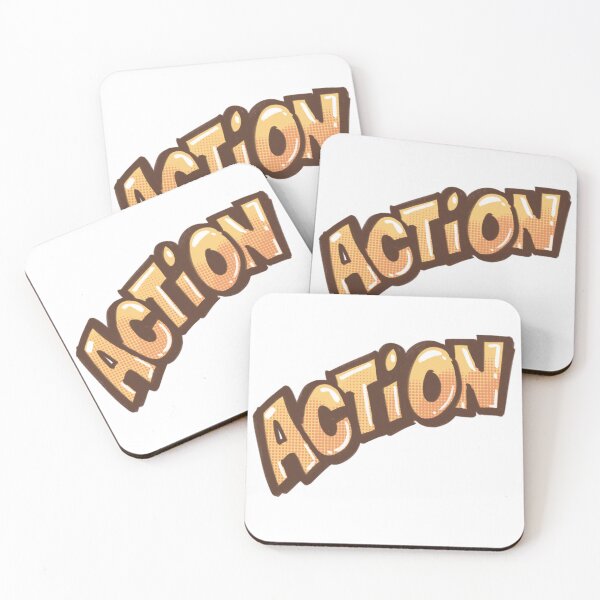 Item preview, Action Comic Style Typography designed and sold by DailyDoodlesBySumbul.