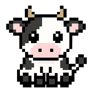 Artwork thumbnail, Pixel Cow by Loading----