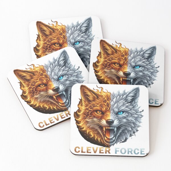Item preview, Fire & Ice Fox designed and sold by SupernovaNote.