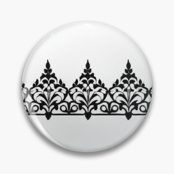 Item preview, Design - Damask Frieze, Baroque Ornament in Black and White designed and sold by Reverso-Design.