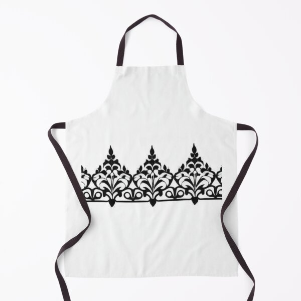 Item preview, Design - Damask Frieze, Baroque Ornament in Black and White designed and sold by Reverso-Design.