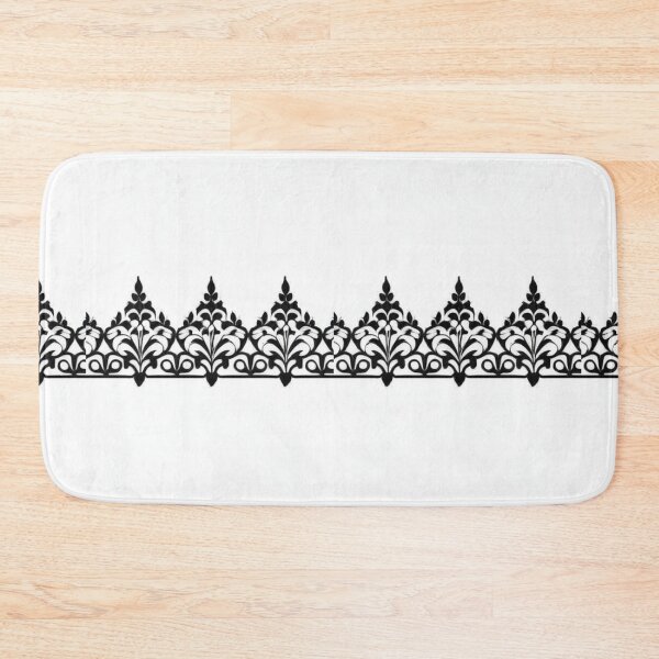Item preview, Design - Damask Frieze, Baroque Ornament in Black and White designed and sold by Reverso-Design.