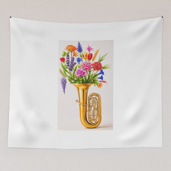 Artikelvorschau, Tuba mit floralen Noten entworfen und verkauft von ales-panz.