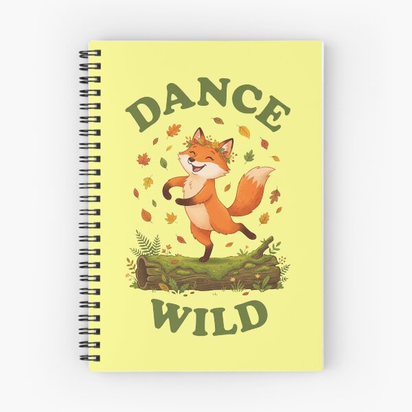 Item preview, Retro Flat Cute Dancing Fox Dance Wild designed and sold by DuckOddity.