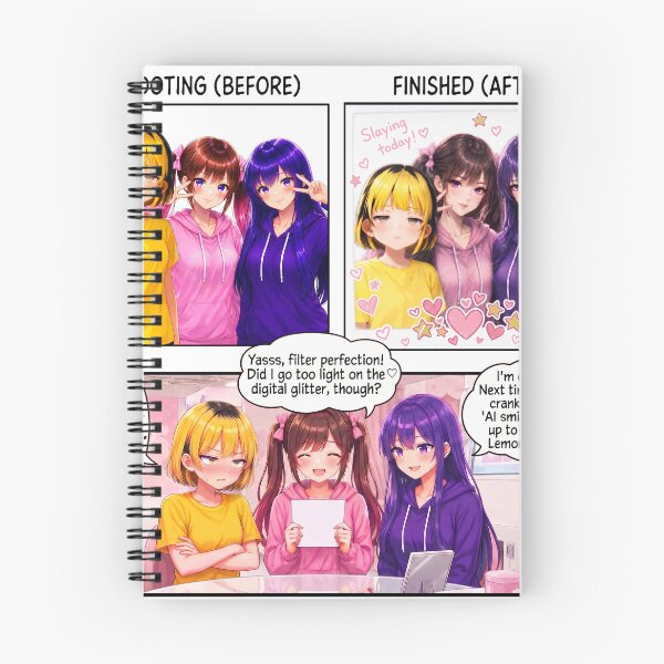 Item preview, Anime Photo Booth Filter Reality vs Expectations - "That's Not Us!" designed and sold by AKIHABARAMOTORS.