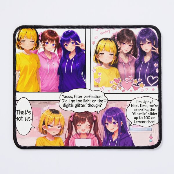 Item preview, Anime Photo Booth Filter Reality vs Expectations - "That's Not Us!" designed and sold by AKIHABARAMOTORS.