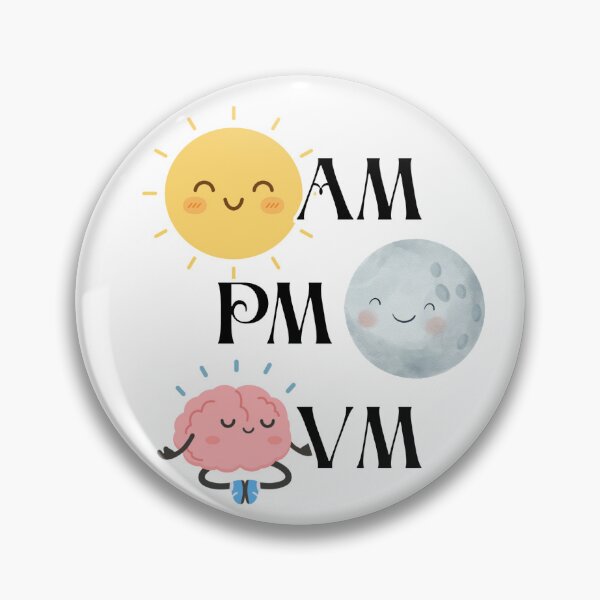 Item preview, AM PM VM - cerebro de meditación designed and sold by katrinakeane.