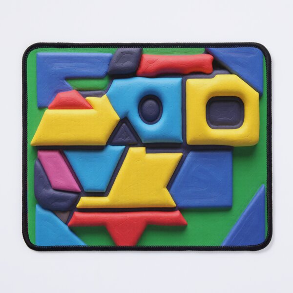 Item preview, block rhythm C colorful geometric abstract design designed and sold by SmashingDeals.