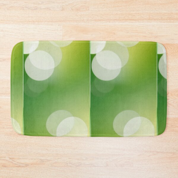 Item preview, Design - Green Gradient Background, Geometric Shapes and Translucent Bubbles designed and sold by Reverso-Design.