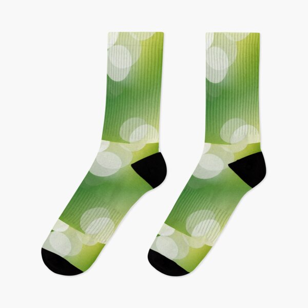 Item preview, Design - Green Gradient Background, Geometric Shapes and Translucent Bubbles designed and sold by Reverso-Design.