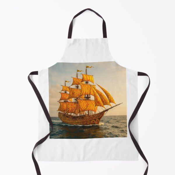 Item preview, Decorated old vessel in the ocean (version 2) designed and sold by ales-panz.